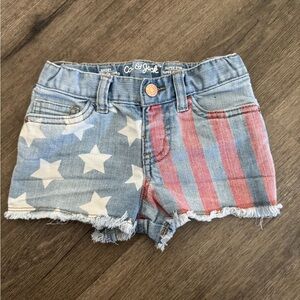 Cat & Jack Patriotic Denim Shorts